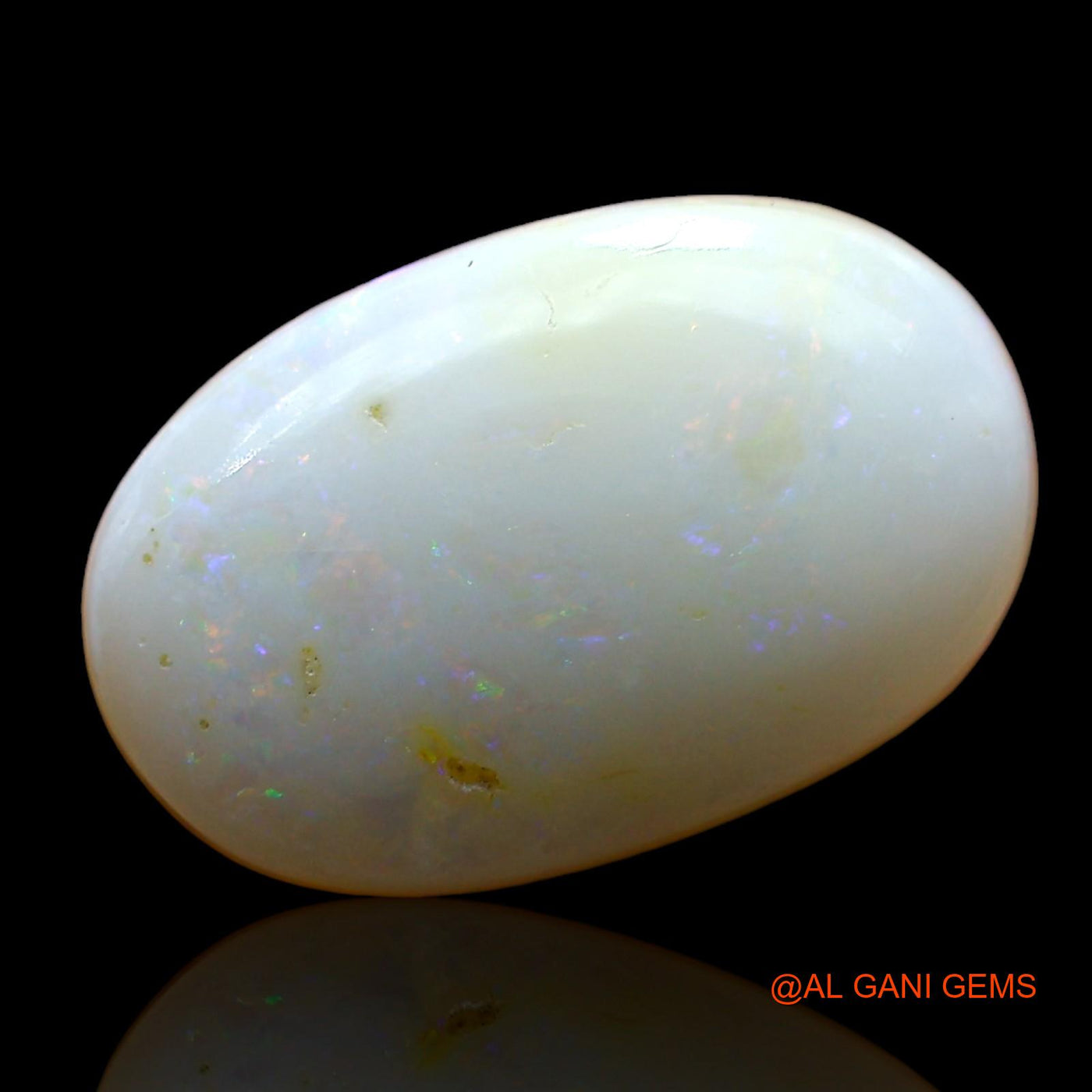 3.00 Cts Natural Australian Fire Opal Loose Gemstone Oval Cabochon 15x10x3 mm AE-91