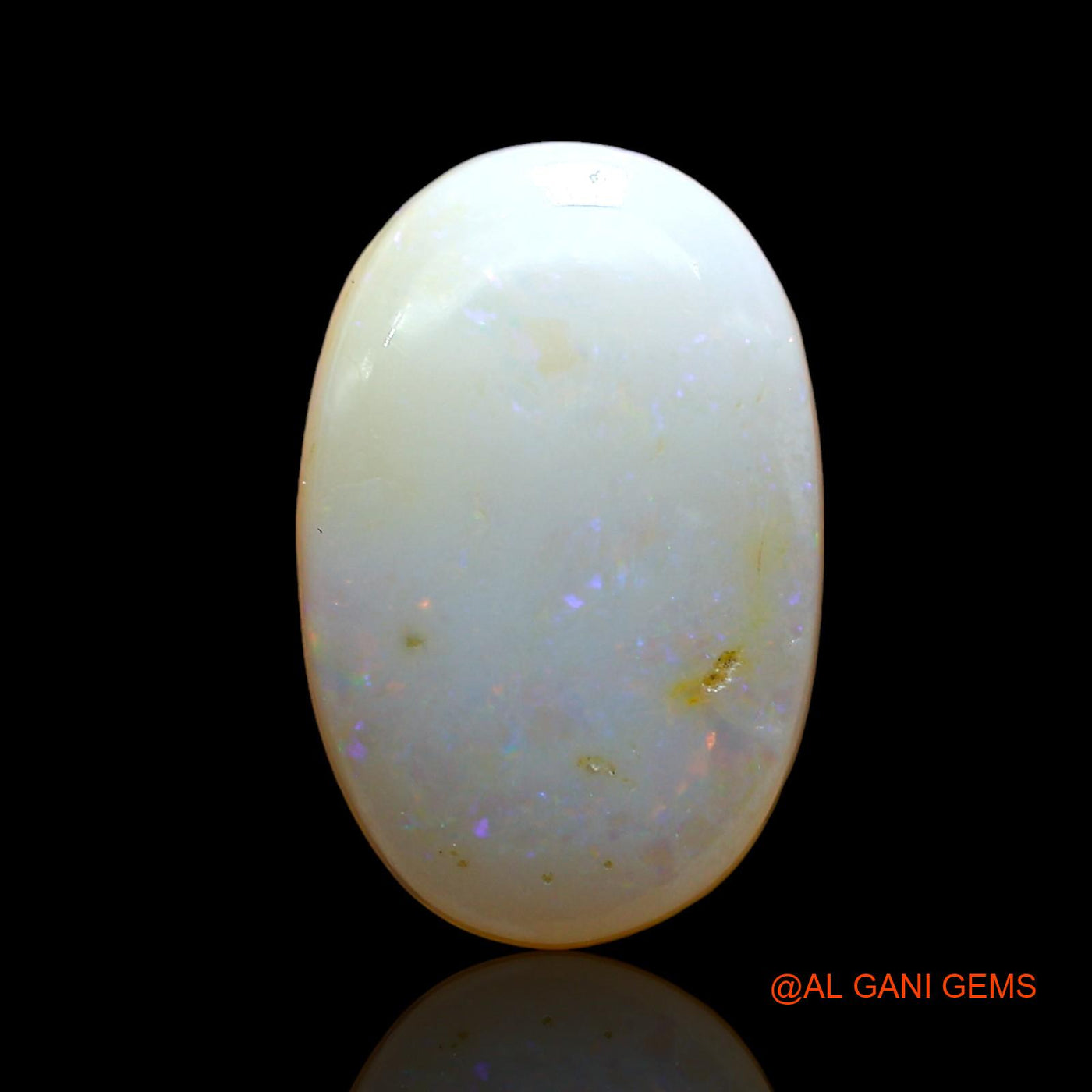 3.00 Cts Natural Australian Fire Opal Loose Gemstone Oval Cabochon 15x10x3 mm AE-91