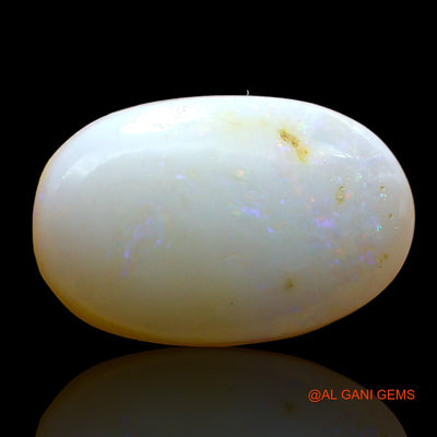 3.00 Cts Natural Australian Fire Opal Loose Gemstone Oval Cabochon 15x10x3 mm AE-91