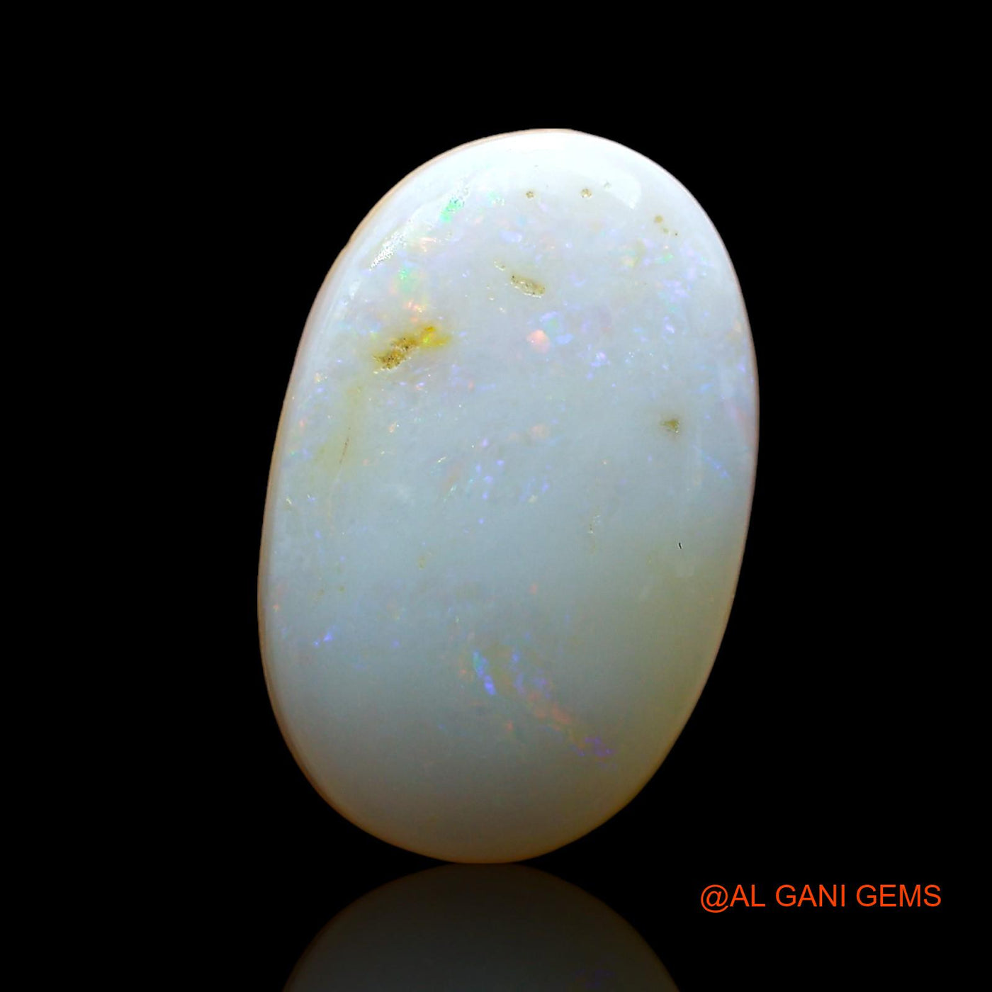 3.00 Cts Natural Australian Fire Opal Loose Gemstone Oval Cabochon 15x10x3 mm AE-91