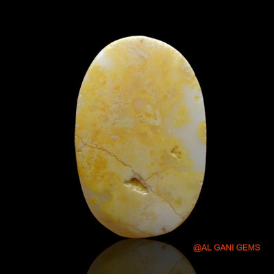 3.00 Cts Natural Australian Fire Opal Loose Gemstone Oval Cabochon 15x10x3 mm AE-91