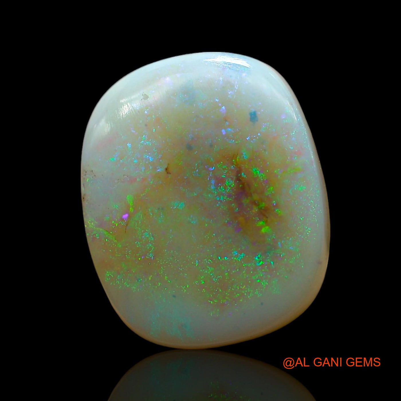 10.00 Cts Natural Australian Fire Opal Loose Gemstone Oval Cabochon 19x14x5 mm AE-920