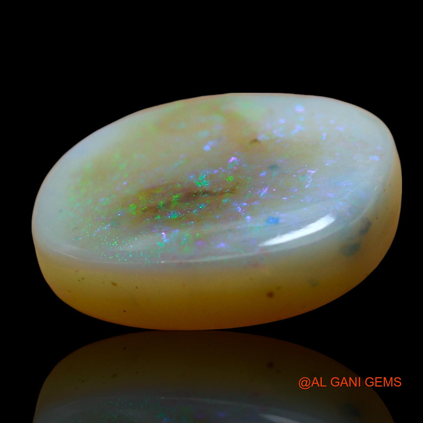 10.00 Cts Natural Australian Fire Opal Loose Gemstone Oval Cabochon 19x14x5 mm AE-920