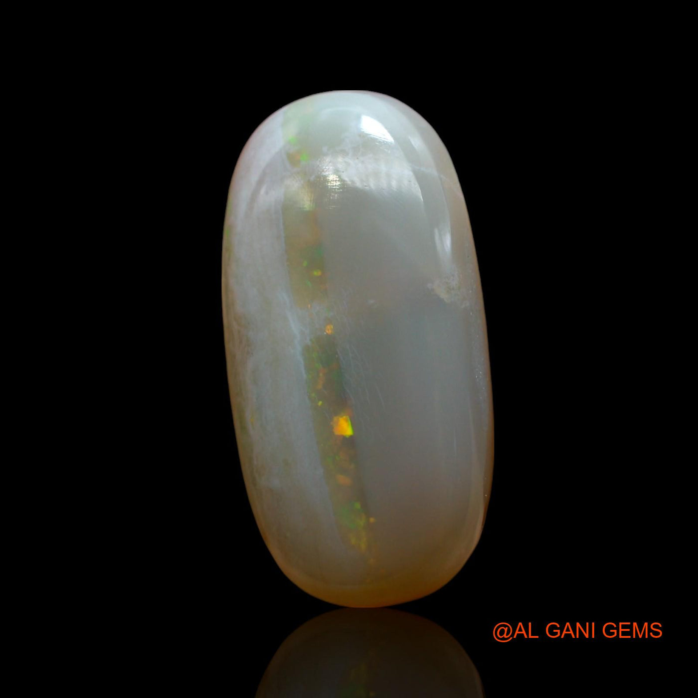 9.00 Cts Natural Australian Fire Opal Oval Cabochon Loose Gemstone For Jewelry 21x10x5 mm AE-922