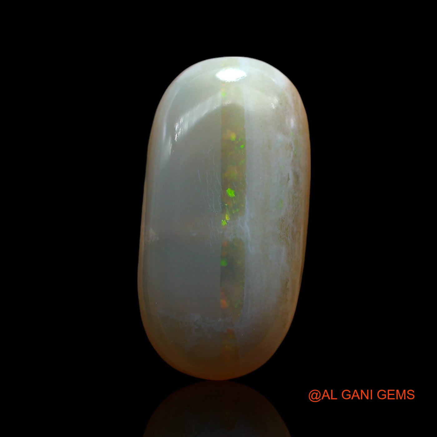 9.00 Cts Natural Australian Fire Opal Oval Cabochon Loose Gemstone For Jewelry 21x10x5 mm AE-922