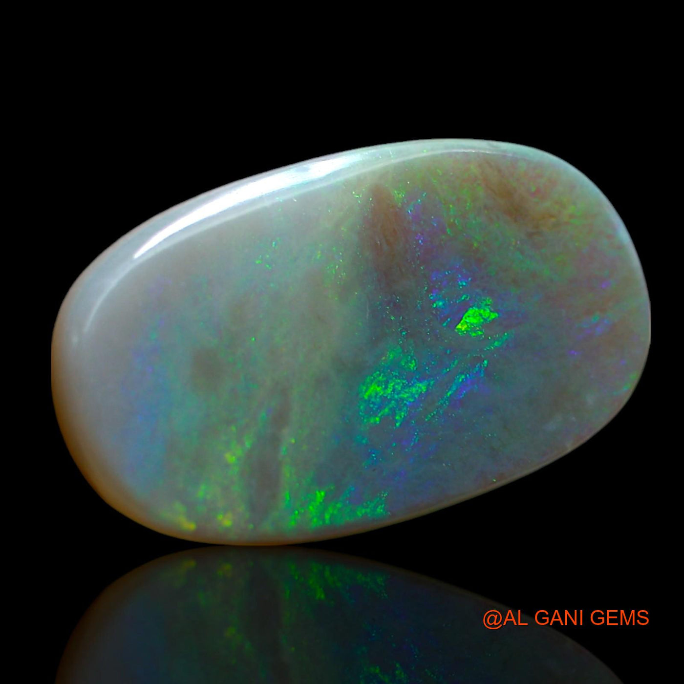 Natural Fire Opal Gemstone 7.00 Cts Loose Oval Cabochon From Australia 20x12x3 mm AE-923
