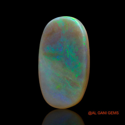 Natural Fire Opal Gemstone 7.00 Cts Loose Oval Cabochon From Australia 20x12x3 mm AE-923
