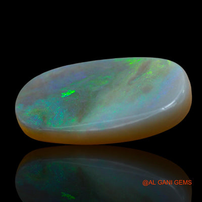 Natural Fire Opal Gemstone 7.00 Cts Loose Oval Cabochon From Australia 20x12x3 mm AE-923