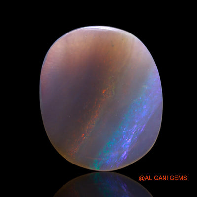 Natural Untreated Fire Opal Loose Gemstone Oval Cabochon From Australia 5.00 Cts 18x15x3 mm AE-924