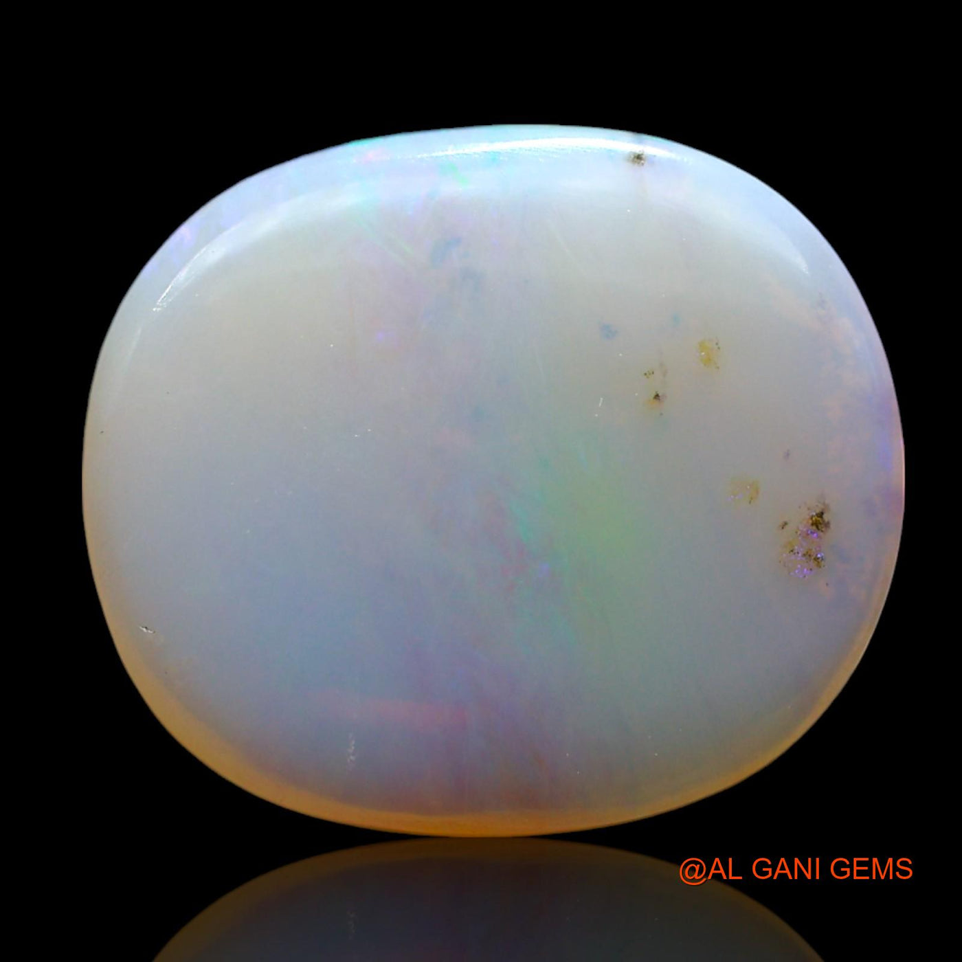 7.00 Cts Natural Australian Fire Opal Oval Cabochon Loose Gemstone For Jewelry 17x15x4 mm AE-925