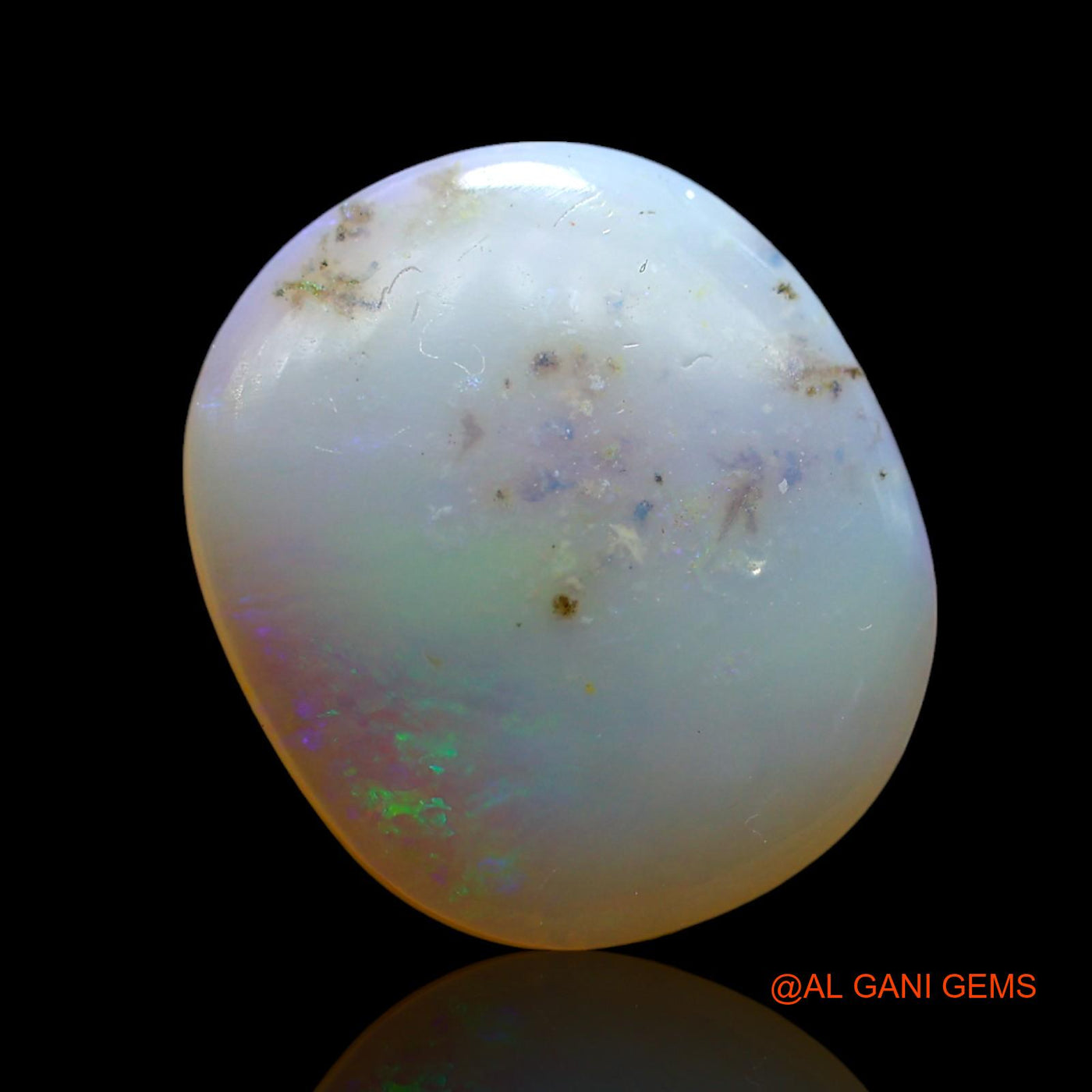 7.00 Cts Natural Australian Fire Opal Oval Cabochon Loose Gemstone For Jewelry 17x15x4 mm AE-925