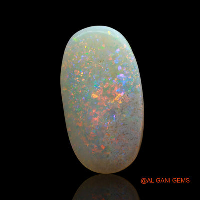 5.00 Cts Natural Australian Fire Opal Loose Gemstone Oval Cabochon 21x11x3 mm AE-926