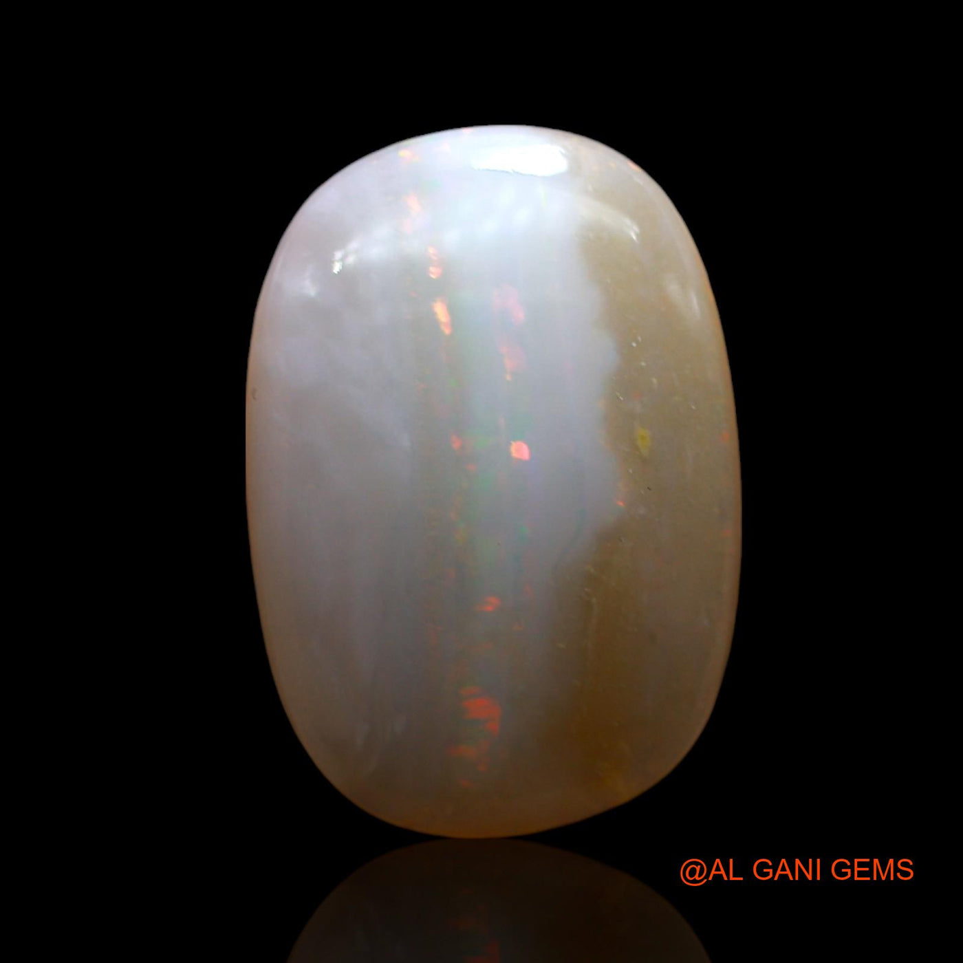5.00 Cts Natural Australian Fire Opal Loose Gemstone Oval Cabochon 18x13x3 mm AE-927