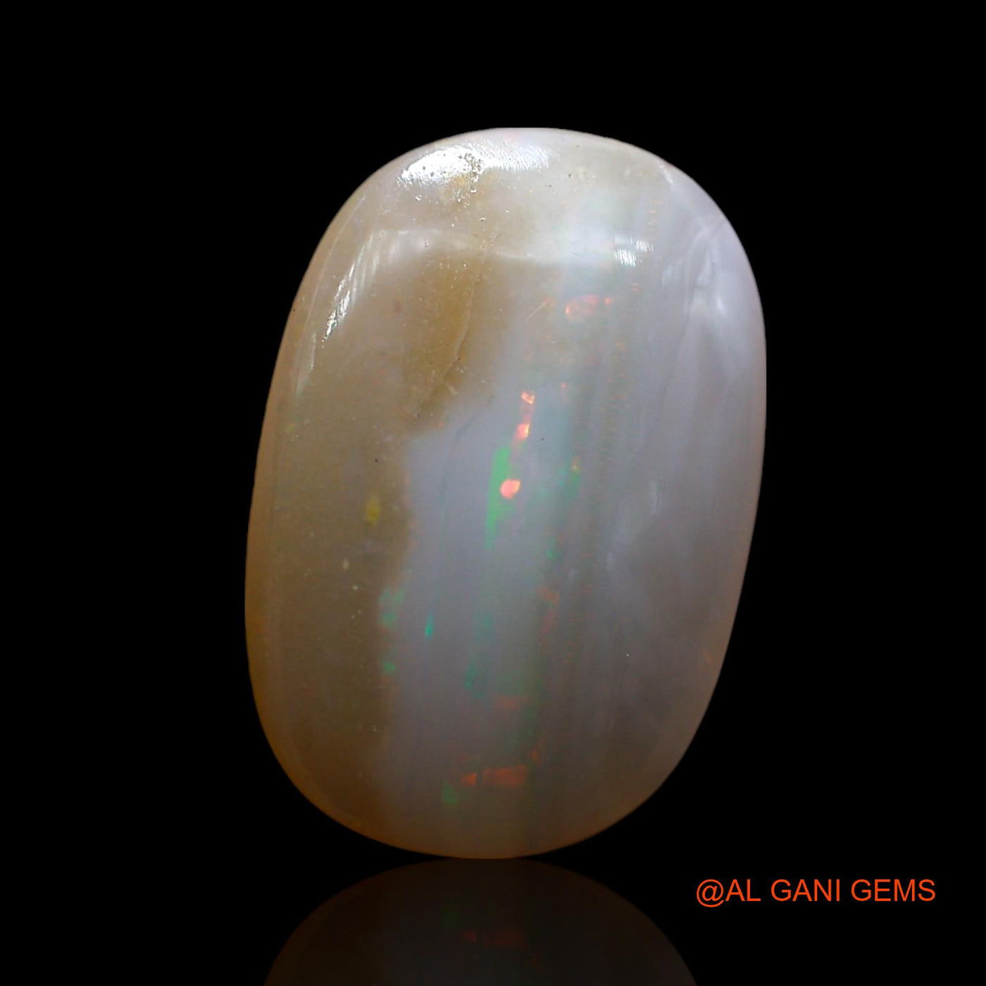 5.00 Cts Natural Australian Fire Opal Loose Gemstone Oval Cabochon 18x13x3 mm AE-927