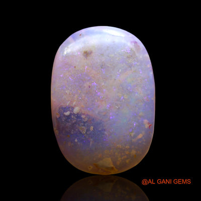 Natural Untreated Fire Opal Loose Gemstone Oval Cabochon From Australia 6.00 Cts 19x13x3 mm AE-929