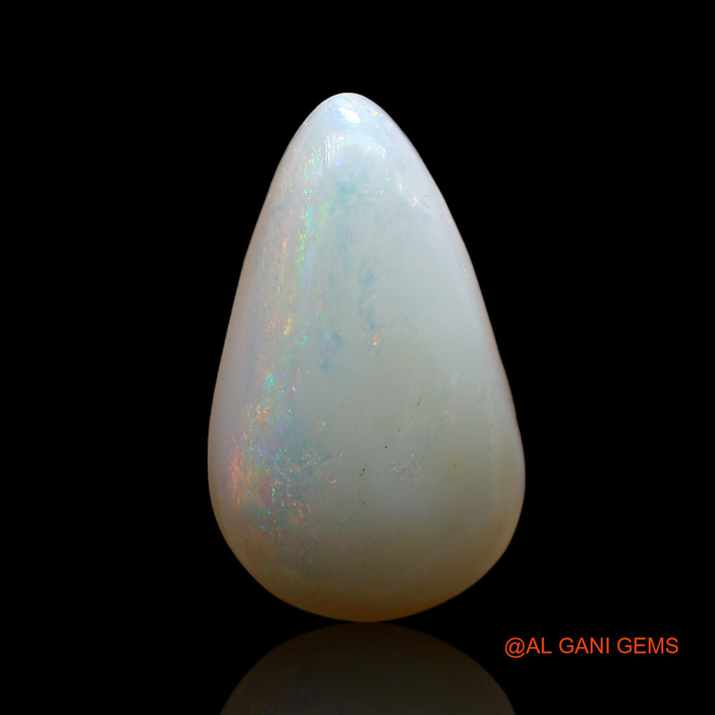 7.00 Cts Unheated Australian Fire Opal Loose Gemstone Pear Cabochon Natural 20x12x6 mm AE-930