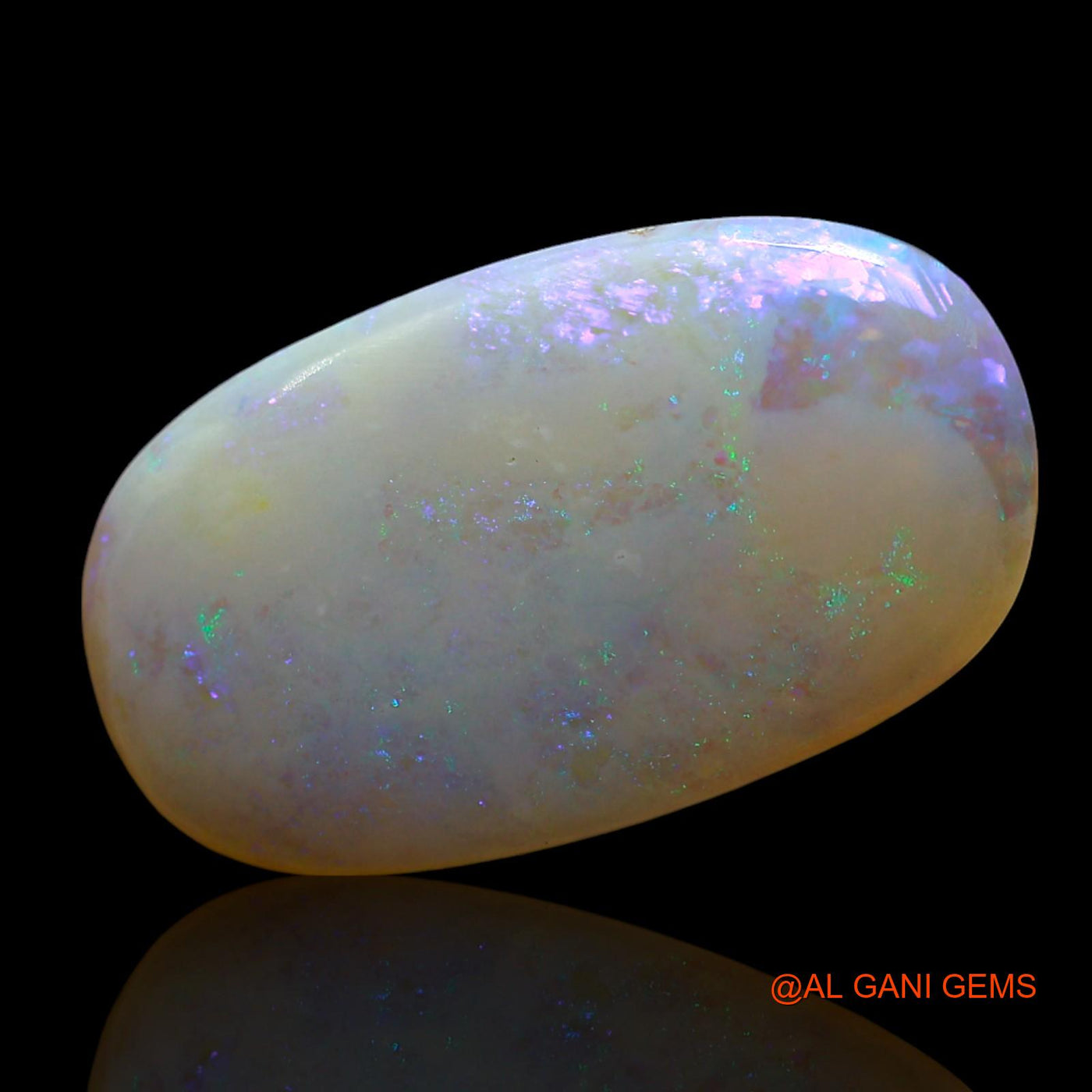 6.00 Cts Unheated Australian Fire Opal Loose Gemstone Oval Cabochon Natural 20x12x3 mm AE-931