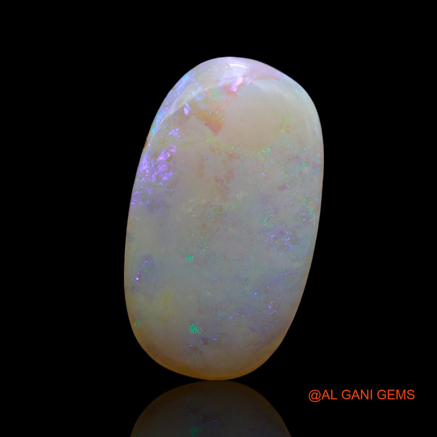 6.00 Cts Unheated Australian Fire Opal Loose Gemstone Oval Cabochon Natural 20x12x3 mm AE-931