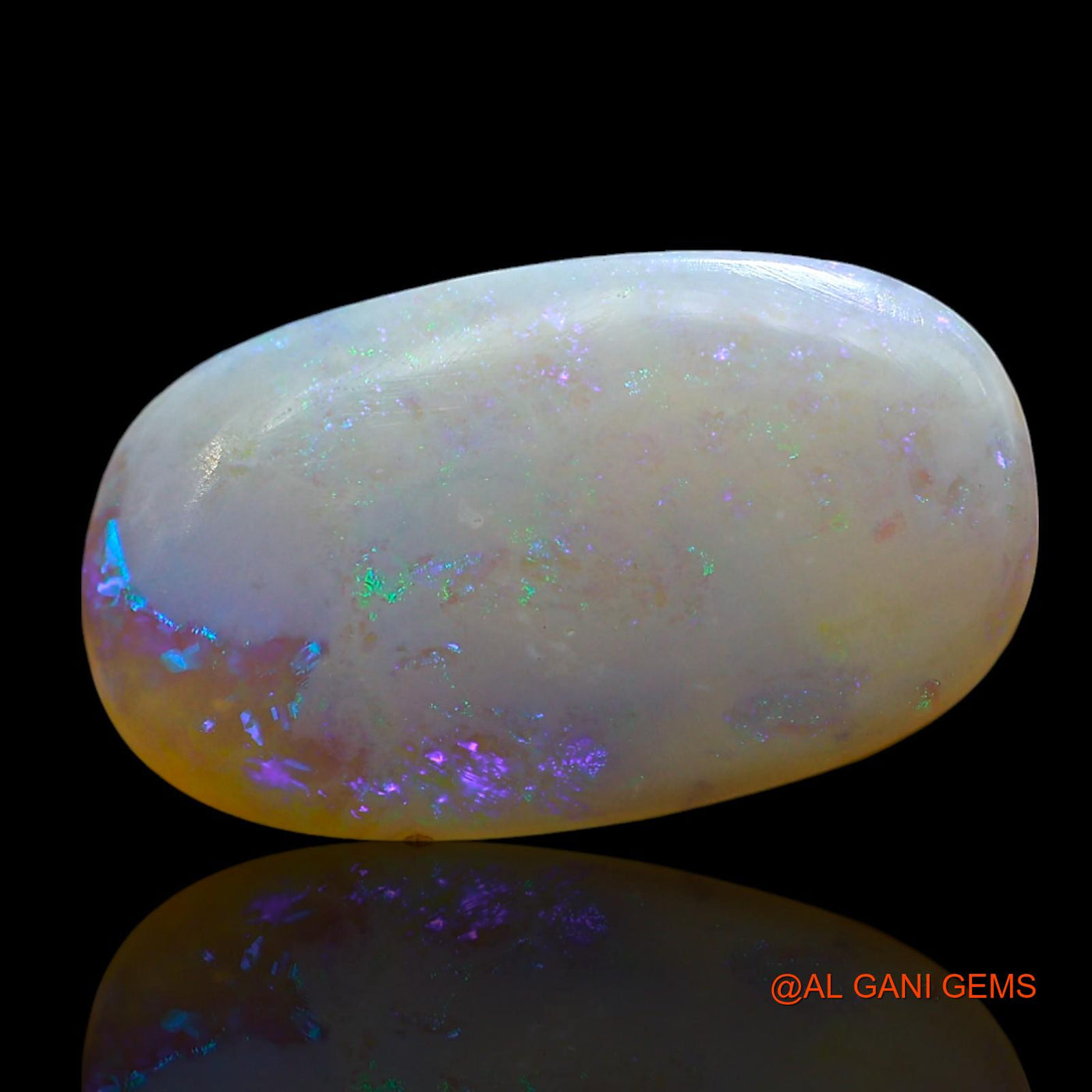 6.00 Cts Unheated Australian Fire Opal Loose Gemstone Oval Cabochon Natural 20x12x3 mm AE-931