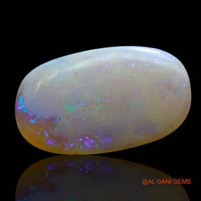 6.00 Cts Unheated Australian Fire Opal Loose Gemstone Oval Cabochon Natural 20x12x3 mm AE-931