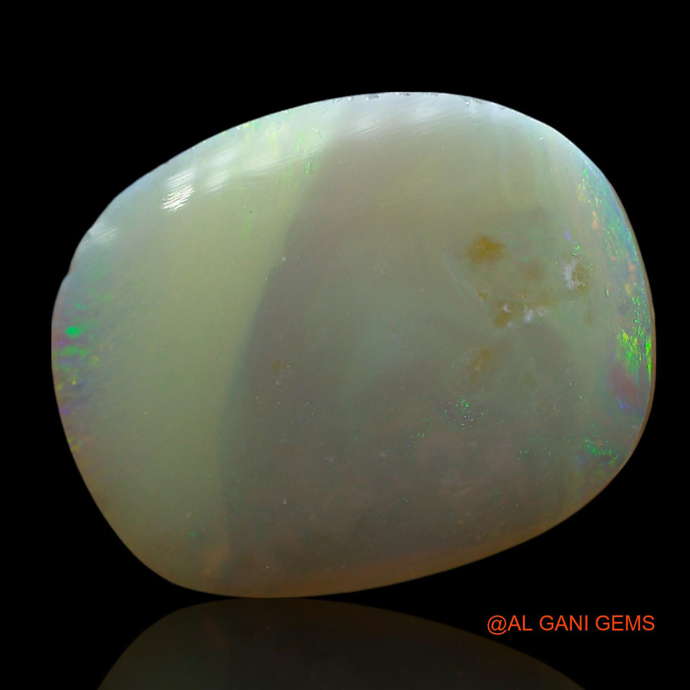 5.00 Cts Natural Australian Fire Opal Loose Gemstone Oval Cabochon 18x14x3 mm AE-932