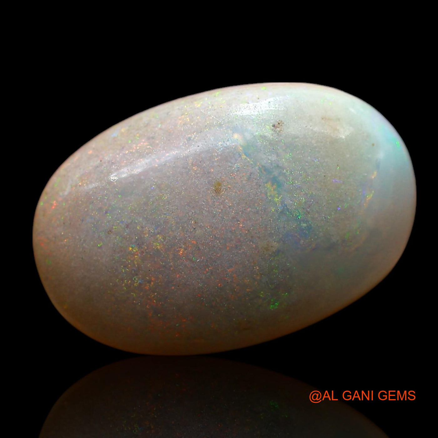 9.00 Cts Natural Australian Fire Opal Loose Gemstone Oval Cabochon 19x12x6 mm AE-934
