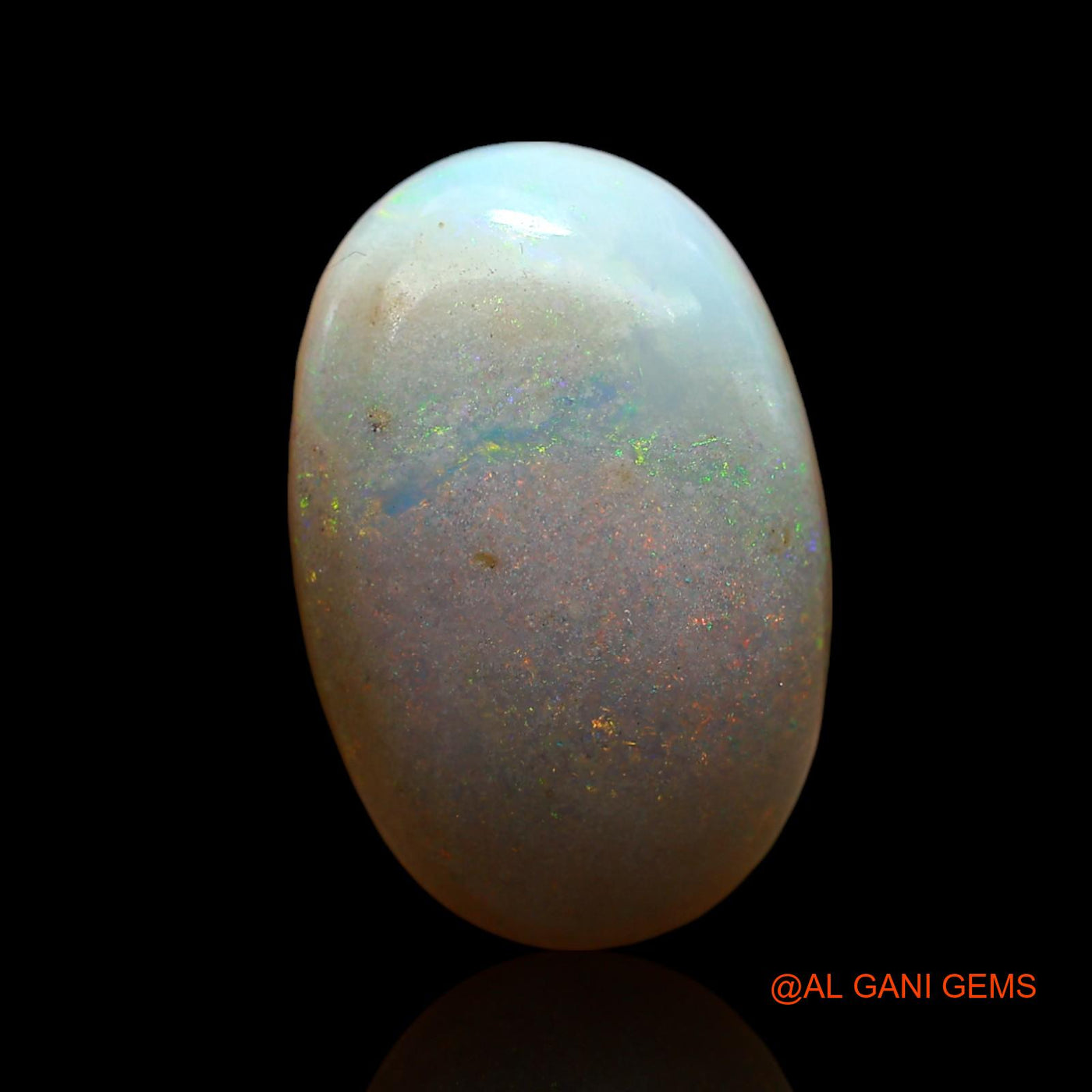 9.00 Cts Natural Australian Fire Opal Loose Gemstone Oval Cabochon 19x12x6 mm AE-934