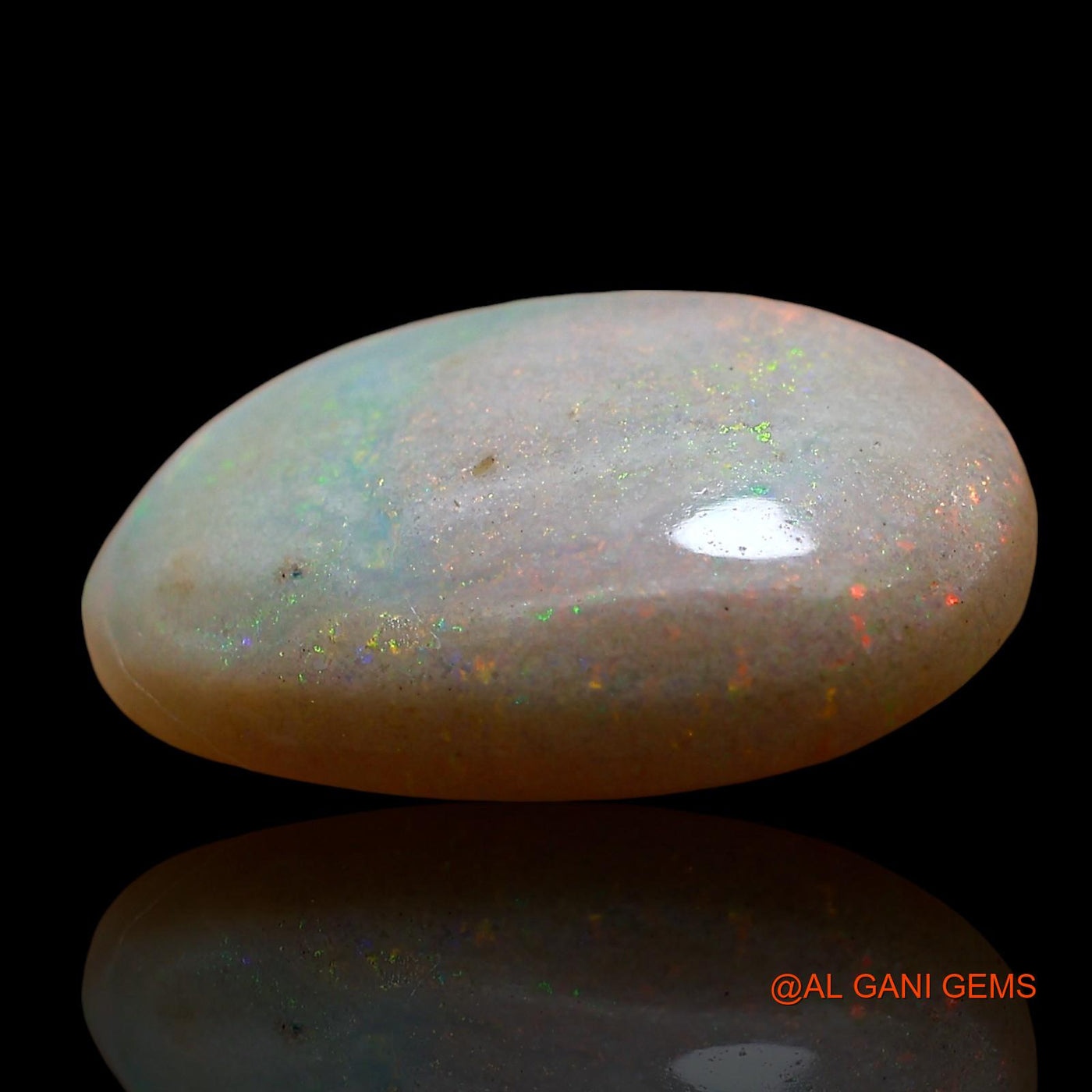 9.00 Cts Natural Australian Fire Opal Loose Gemstone Oval Cabochon 19x12x6 mm AE-934