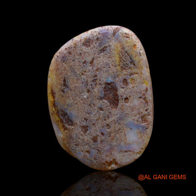 4.00 Cts Natural Australian Fire Opal Loose Gemstone Fancy Cabochon 18x13x2 mm AE-935