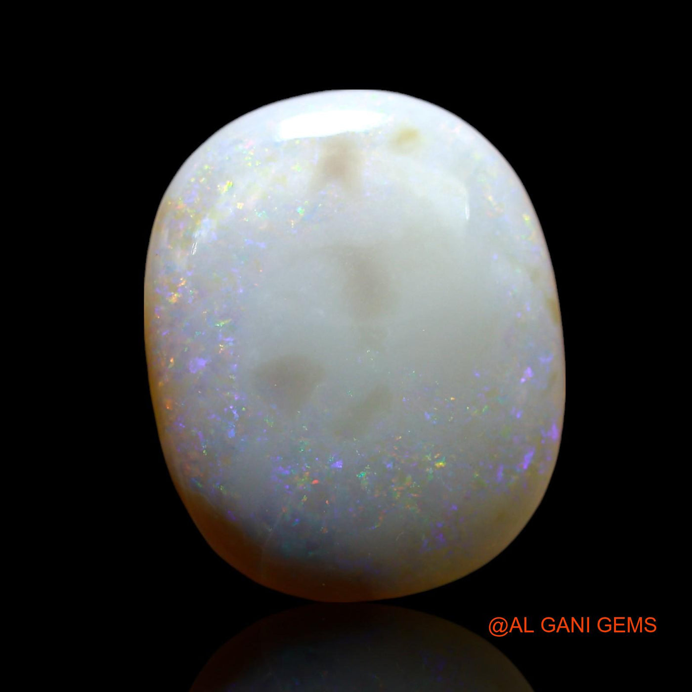 8.00 Cts Natural Australian Fire Opal Loose Gemstone Oval Cabochon 17x14x5 mm AE-936