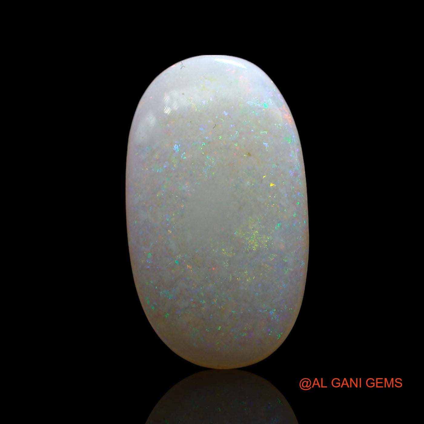Natural Untreated Fire Opal Loose Gemstone Oval Cabochon From Australia 5.00 Cts 19x11x3 mm AE-937
