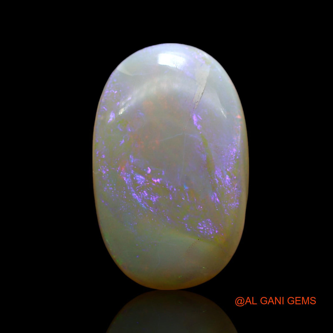 9.00 Cts Natural Australian Fire Opal Loose Gemstone Oval Cabochon 18x12x5 mm AE-938