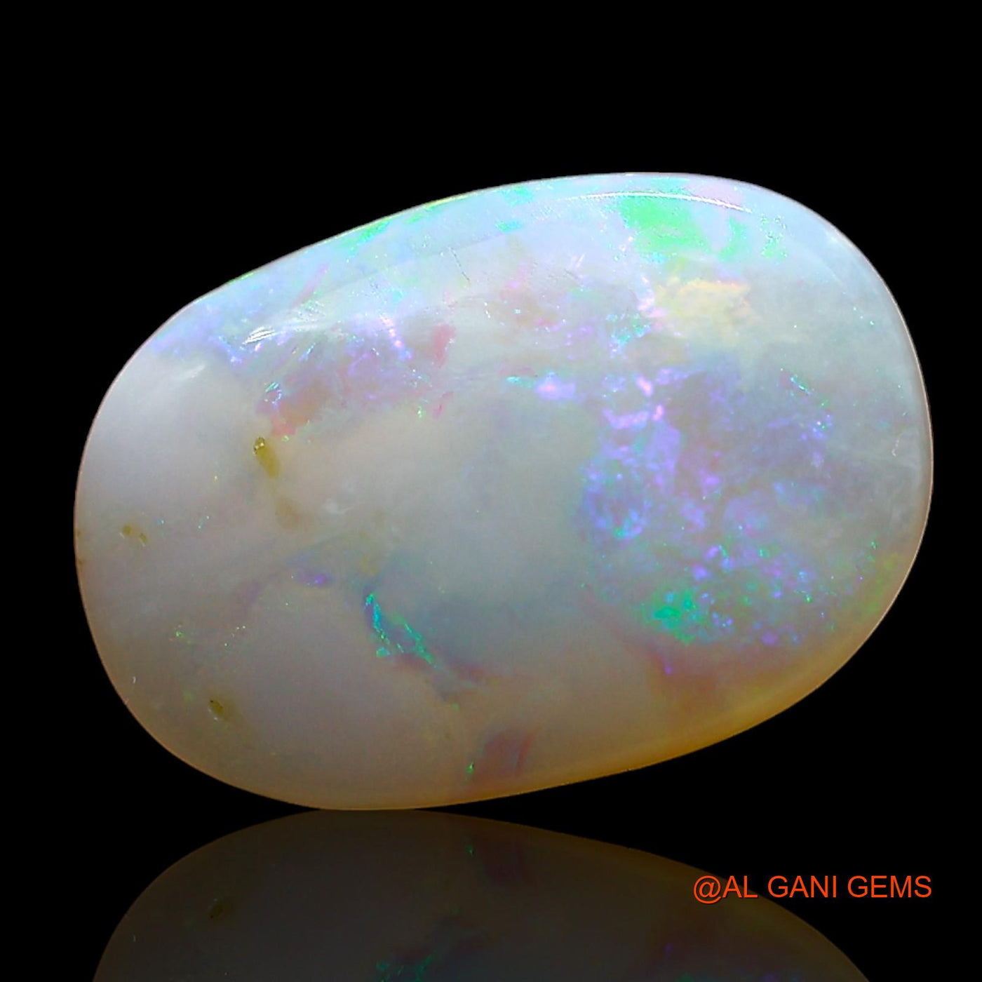 2.00 Cts Natural Australian Fire Opal Oval Cabochon Loose Gemstone For Jewelry 15x10x3 mm AE-93