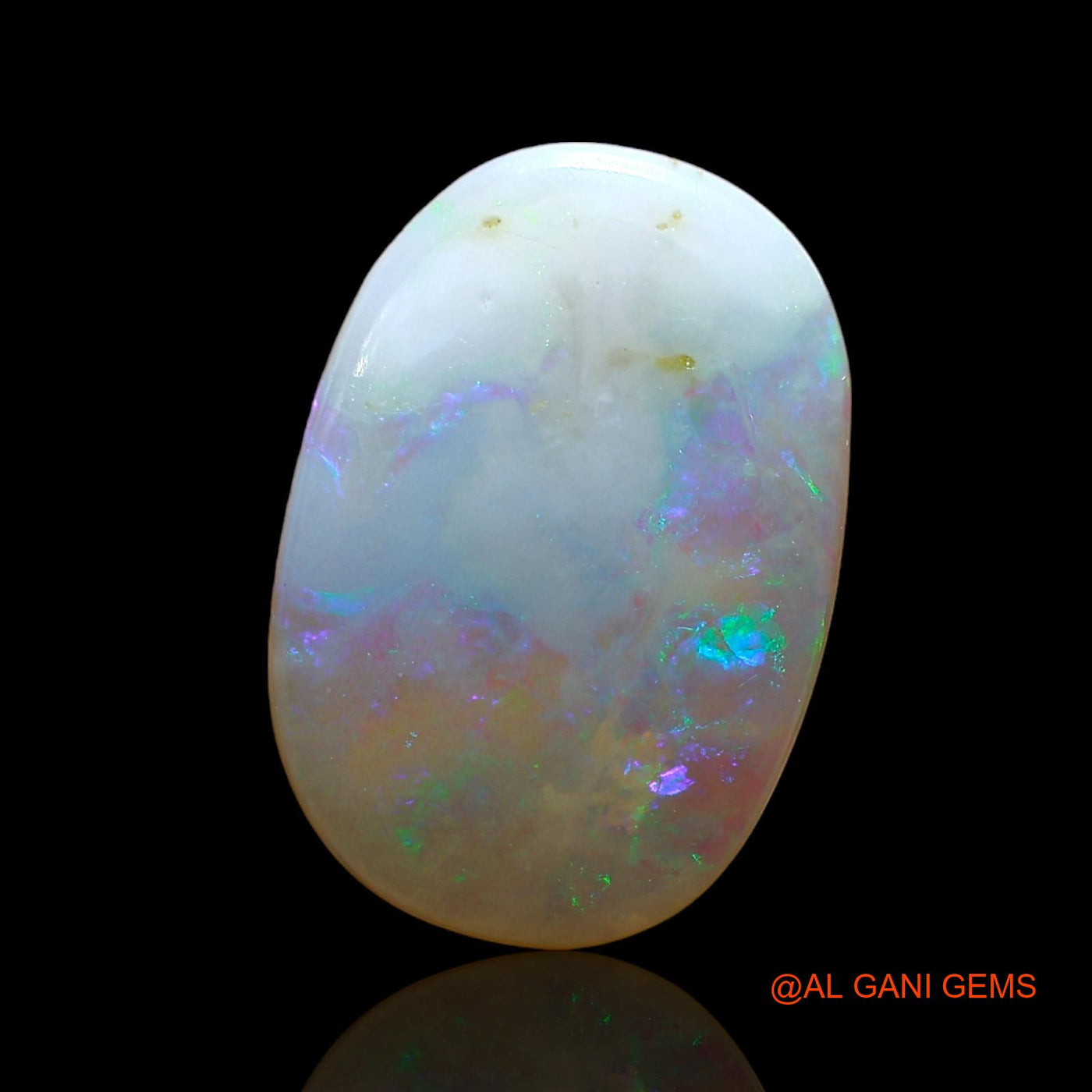2.00 Cts Natural Australian Fire Opal Oval Cabochon Loose Gemstone For Jewelry 15x10x3 mm AE-93