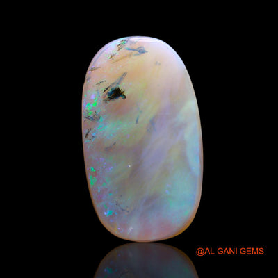 7.00 Cts Natural Australian Fire Opal Loose Gemstone Oval Cabochon 20x11x4 mm AE-941