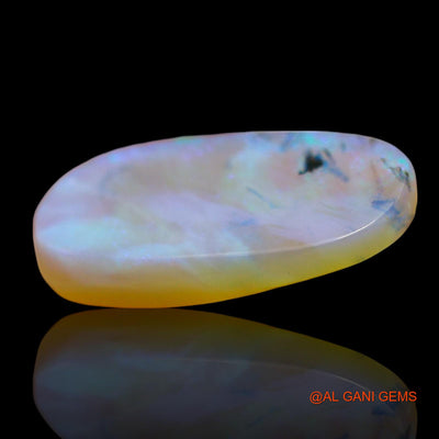 7.00 Cts Natural Australian Fire Opal Loose Gemstone Oval Cabochon 20x11x4 mm AE-941