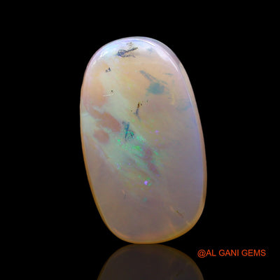 7.00 Cts Natural Australian Fire Opal Loose Gemstone Oval Cabochon 20x11x4 mm AE-941
