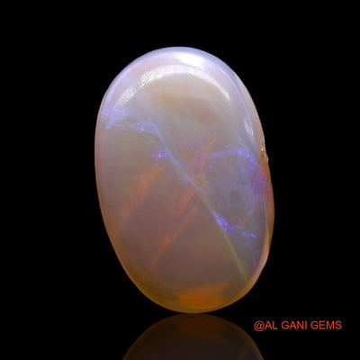 Natural Untreated Fire Opal Loose Gemstone Oval Cabochon From Australia 9.00 Cts 19x12x5 mm AE-942