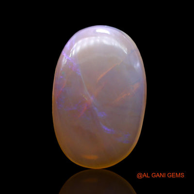 Natural Untreated Fire Opal Loose Gemstone Oval Cabochon From Australia 9.00 Cts 19x12x5 mm AE-942