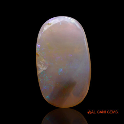 8.00 Cts Natural Australian Fire Opal Loose Gemstone Oval Cabochon 19x11x4 mm AE-945