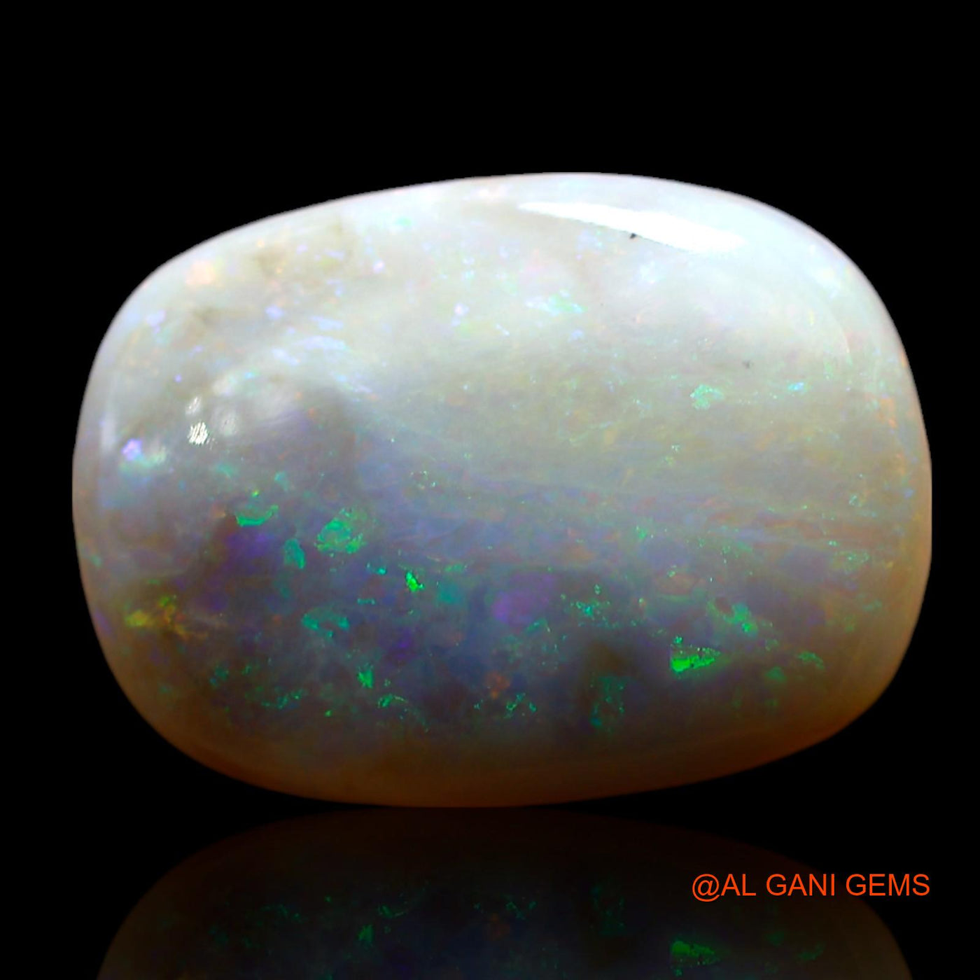 8.00 Cts Natural Australian Fire Opal Loose Gemstone Oval Cabochon 17x12x5 mm AE-948