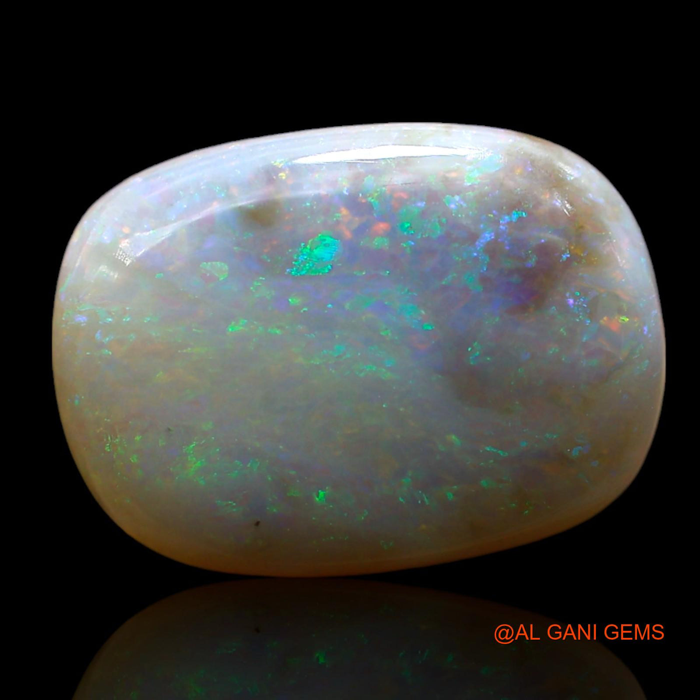8.00 Cts Natural Australian Fire Opal Loose Gemstone Oval Cabochon 17x12x5 mm AE-948