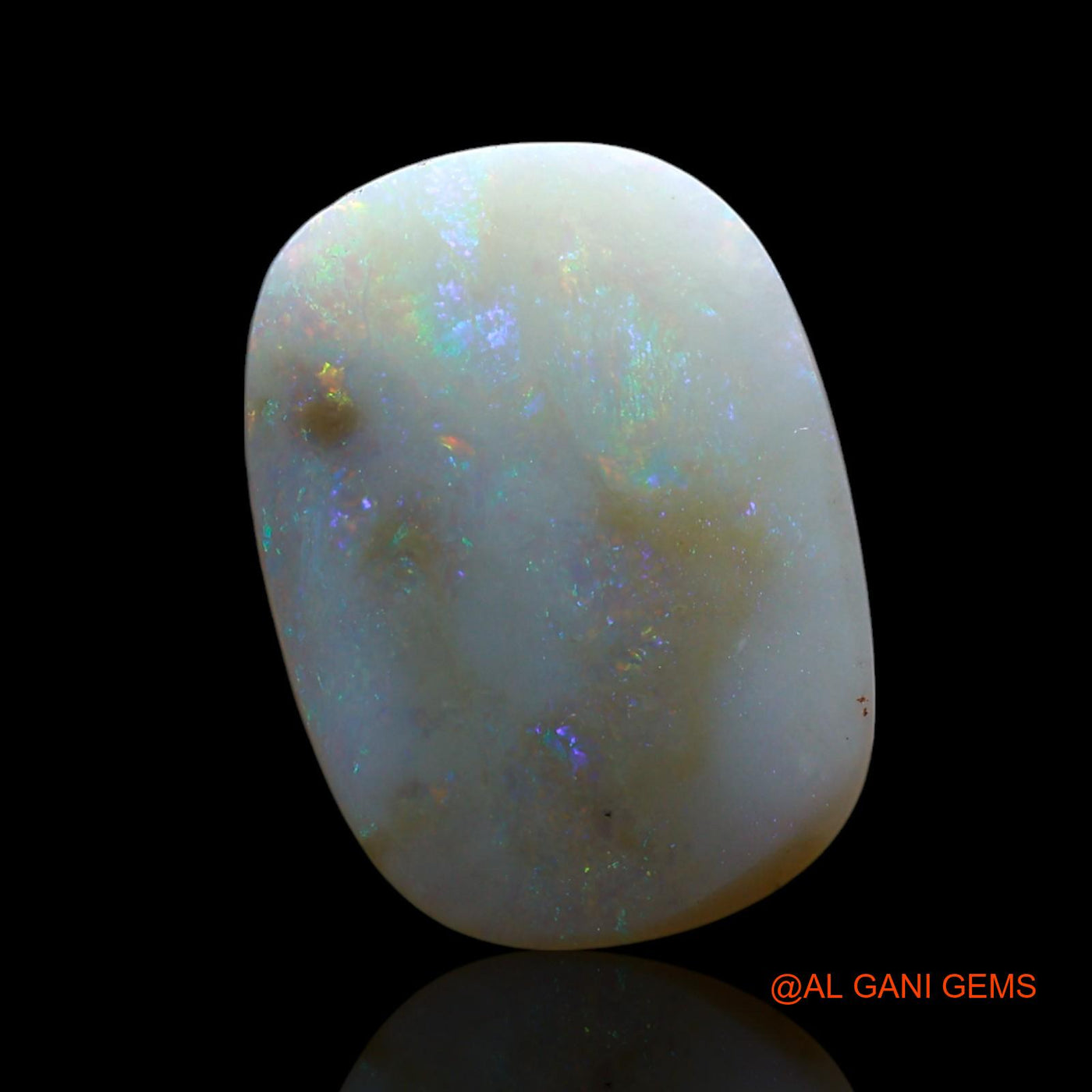 8.00 Cts Natural Australian Fire Opal Loose Gemstone Oval Cabochon 17x12x5 mm AE-948