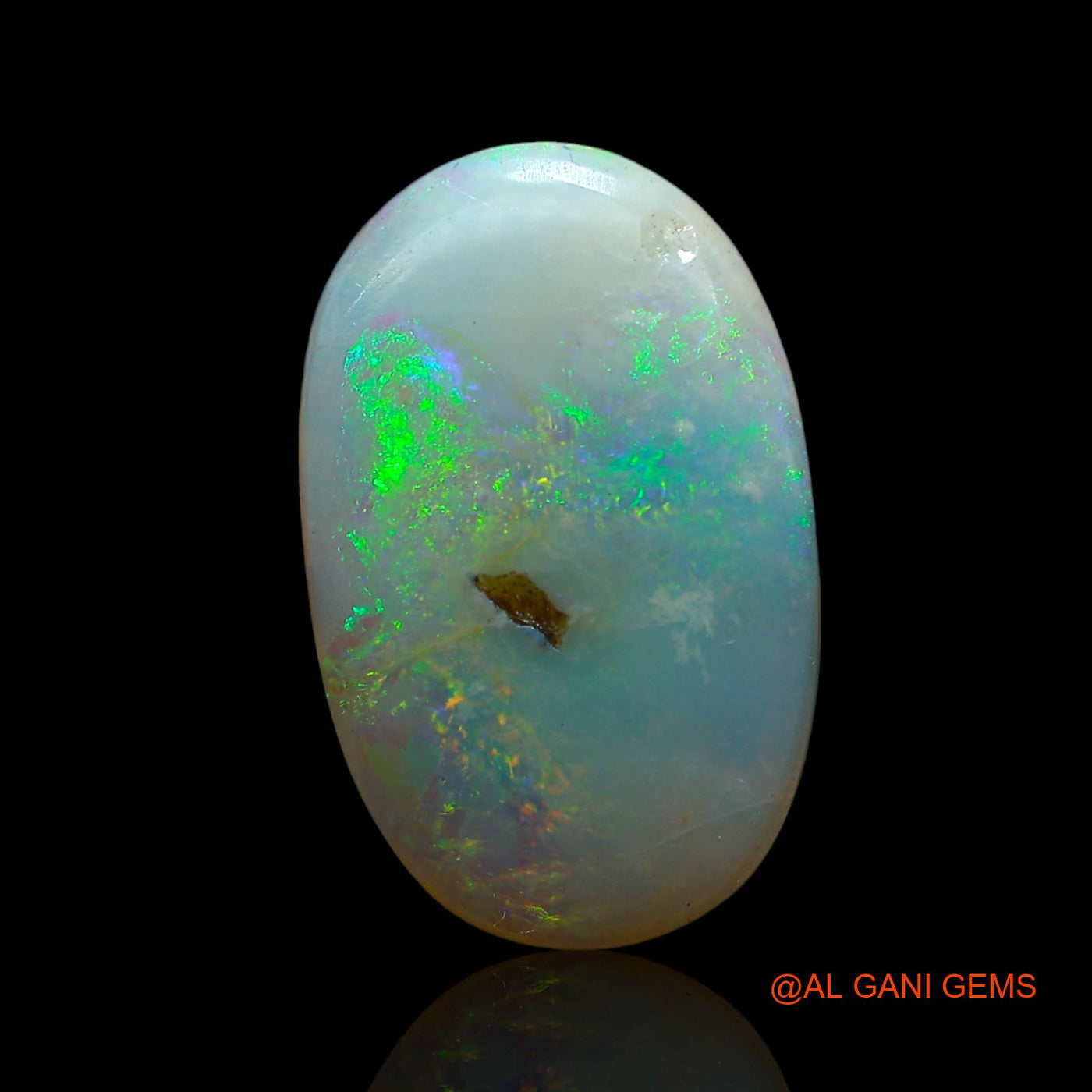 Natural Fire Opal Gemstone 5.00 Cts Loose Oval Cabochon From Australia 18x11x3 mm AE-949