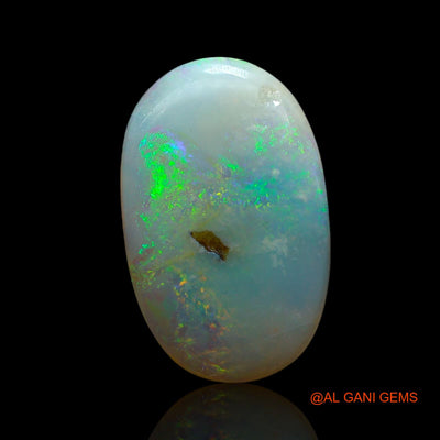 Natural Fire Opal Gemstone 5.00 Cts Loose Oval Cabochon From Australia 18x11x3 mm AE-949