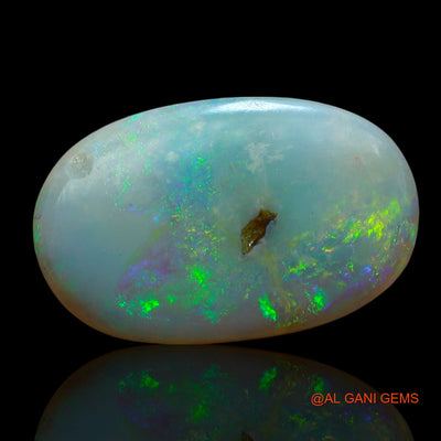 Natural Fire Opal Gemstone 5.00 Cts Loose Oval Cabochon From Australia 18x11x3 mm AE-949