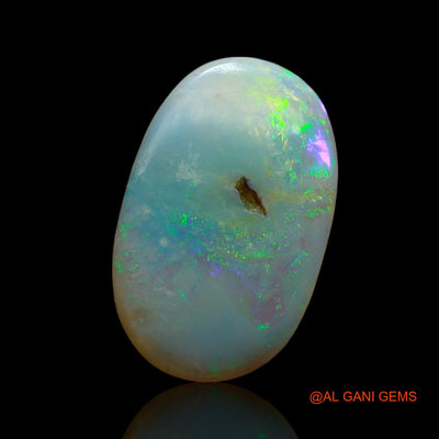 Natural Fire Opal Gemstone 5.00 Cts Loose Oval Cabochon From Australia 18x11x3 mm AE-949
