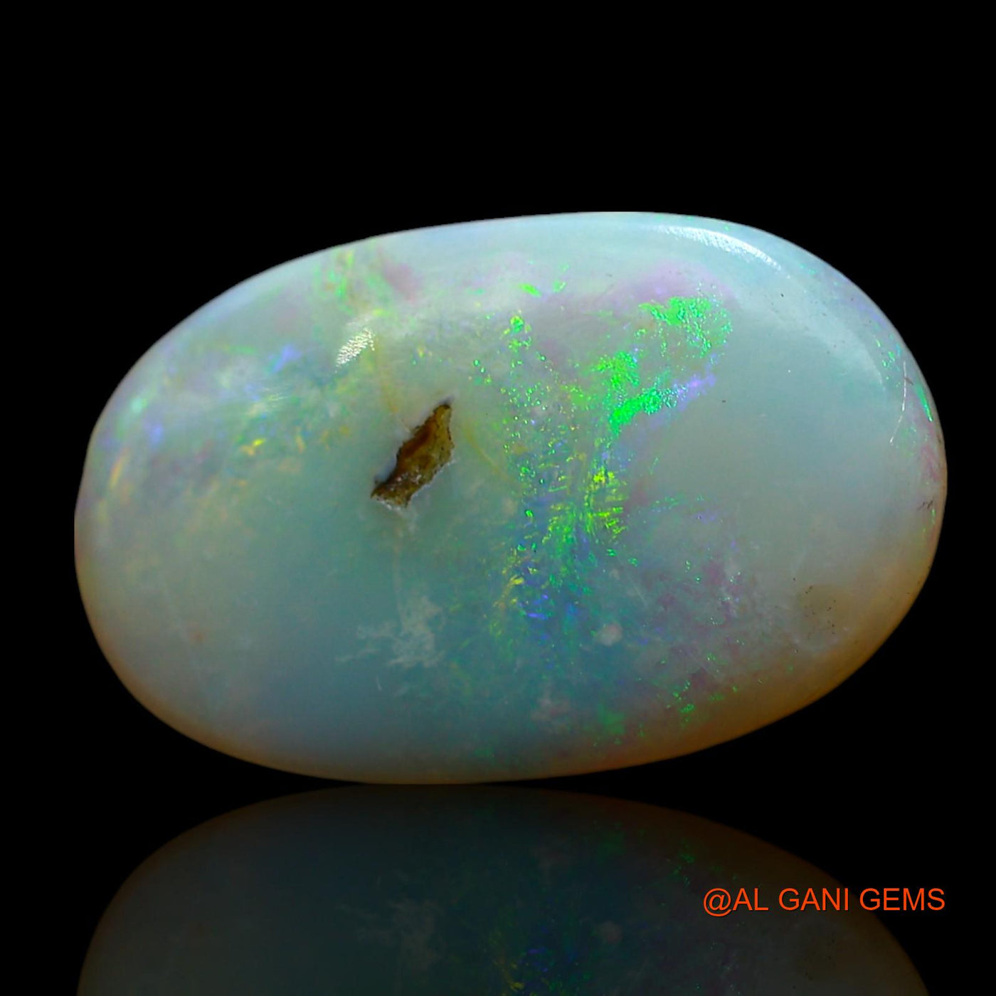 Natural Fire Opal Gemstone 5.00 Cts Loose Oval Cabochon From Australia 18x11x3 mm AE-949