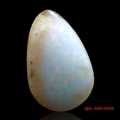 3.00 Cts Natural Australian Fire Opal Loose Gemstone Pear Cabochon 15x9x4 mm AE-94