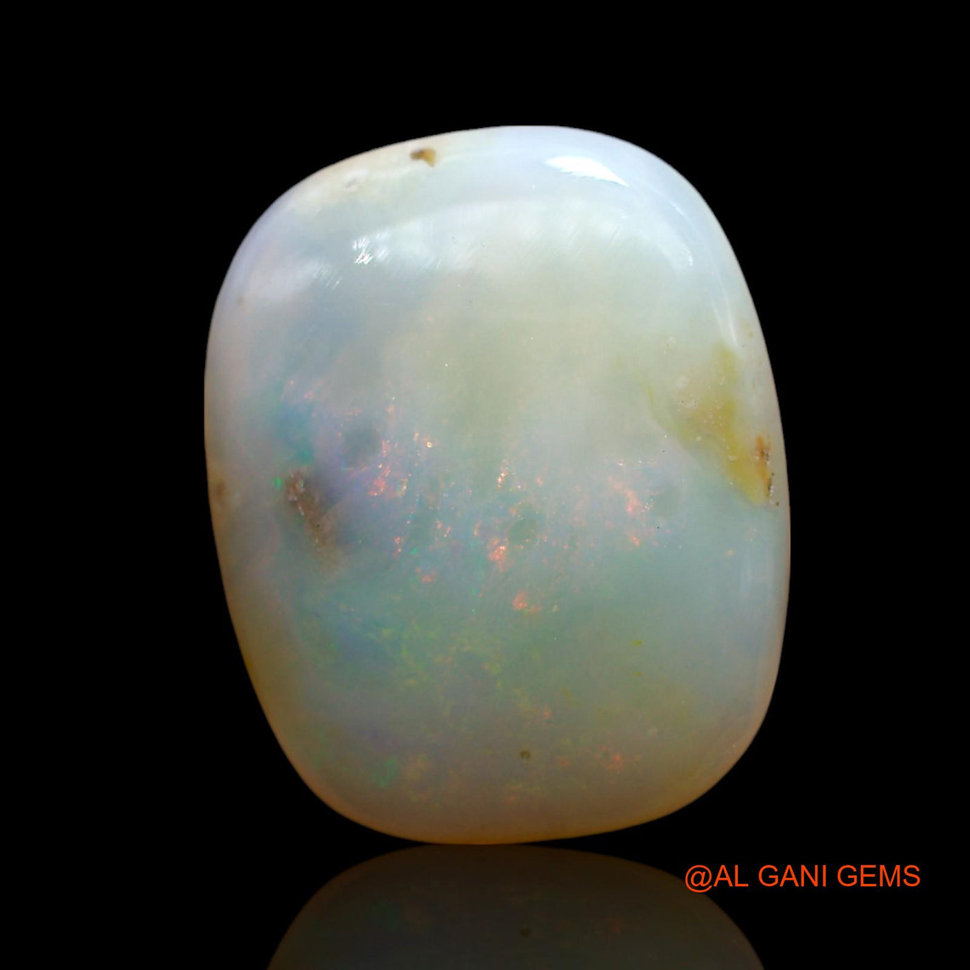 7.00 Cts Natural Australian Fire Opal Oval Cabochon Loose Gemstone For Jewelry 17x13x4 mm AE-950